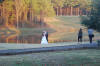 Bride by Lake